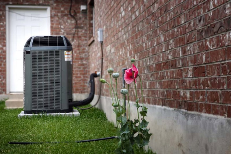 AC unit outside.